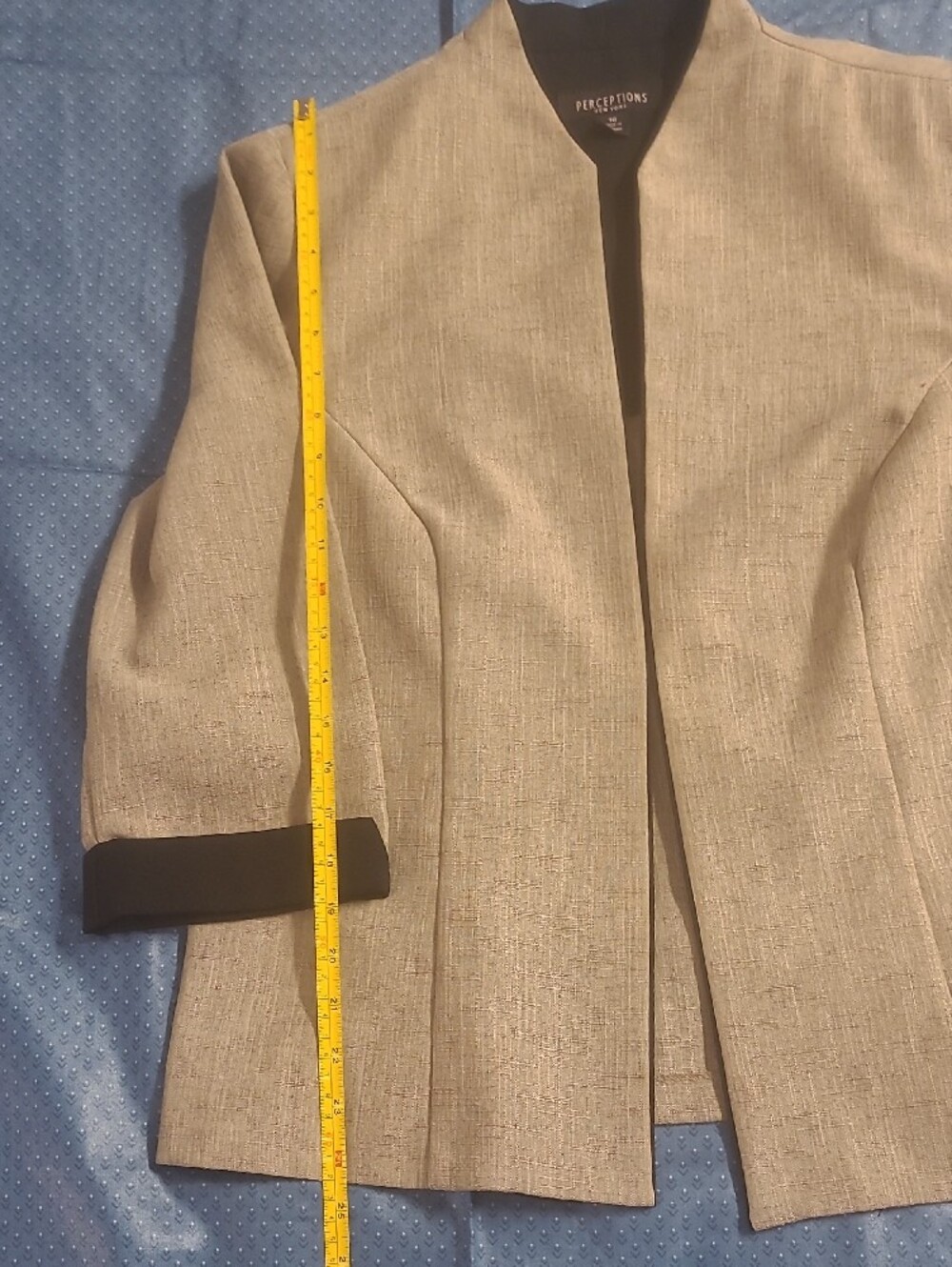 Perceptions Black Unlined Jacket - Picture 6 of 6